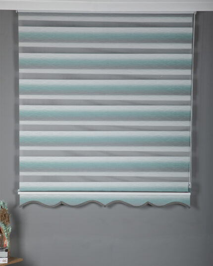 Dalga Desen Geçişli Zebra Stor Bhn
